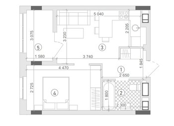 1 ��. ��������, 40.8 ��. �., 3/7 ������