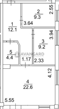 2 ��. ��������, 57,6 ��. �., 6/6 ������