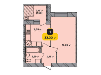 1 ���. ��������, 33 ��. �., 1/10 ����