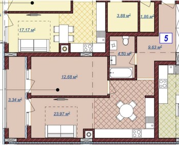 1 ���. ��������, 57,30 ��. �., 4/5 ����