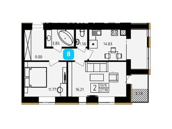 2 ���. ��������, 60 ��. �., 1/10 ����