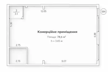 ���������� �����, 78 �<sup>2</sup>, 1/1 ������