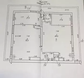 ���������� �����, 227 �<sup>2</sup>, 1/1 ������
