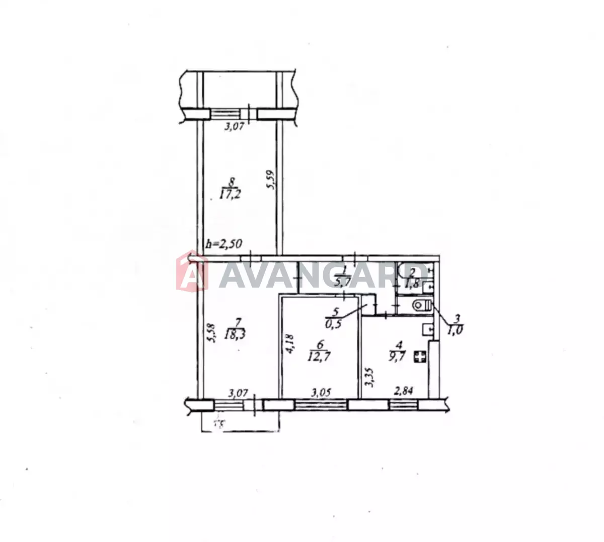 3 ��. ��������, 67/48/9 ��. �., 7/9 ������ ���� 19