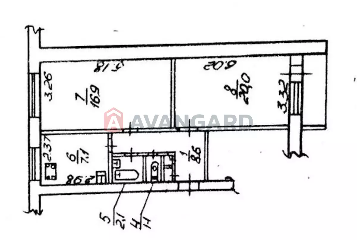 2 ����. ��������, 60/-/7 ��. �., 6/9 ���� ���� 8
