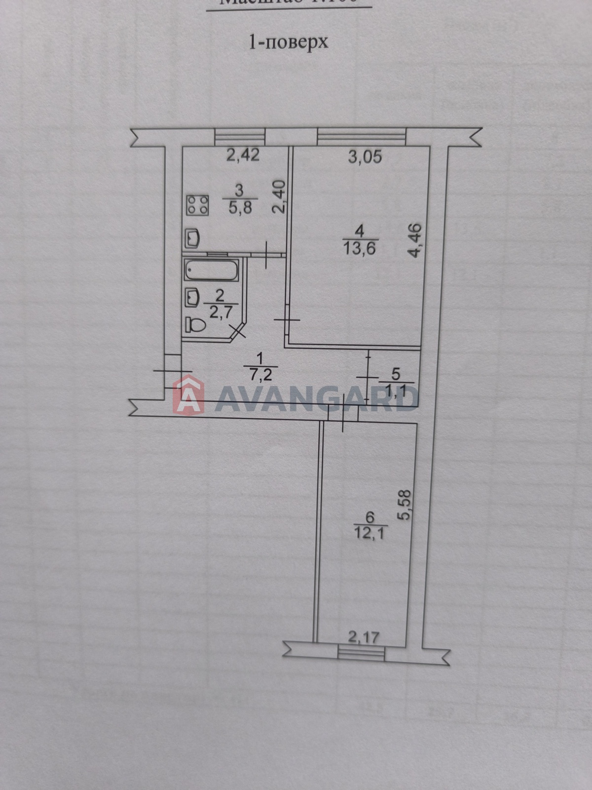 2 ����. ��������, 43/27/- ��. �., 1/5 ���� ���� 3