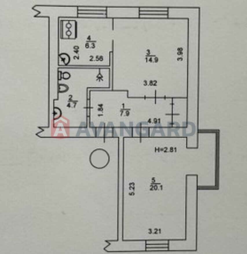 2 ��. ��������, 53/35/6 ��. �., 2/5 ������ ���� 11