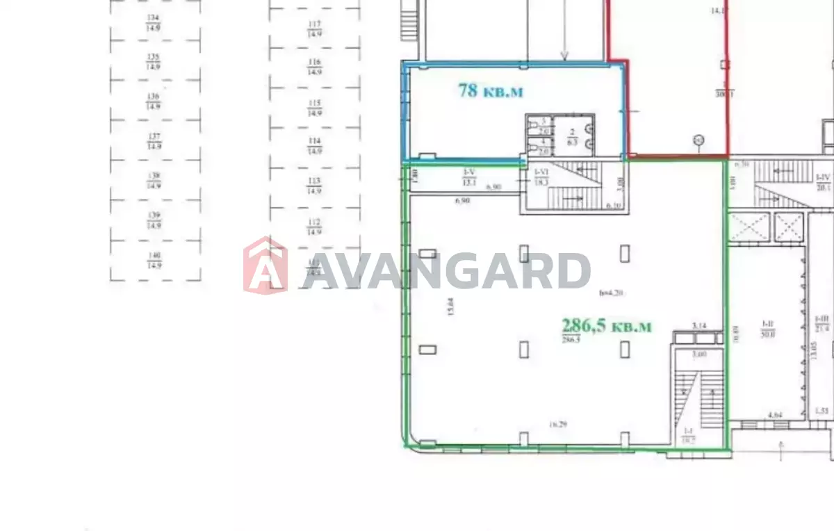 Торгівельна площа, 286 кв.м. фото 1 Торгівельна площа, 286 кв.м. фото 1