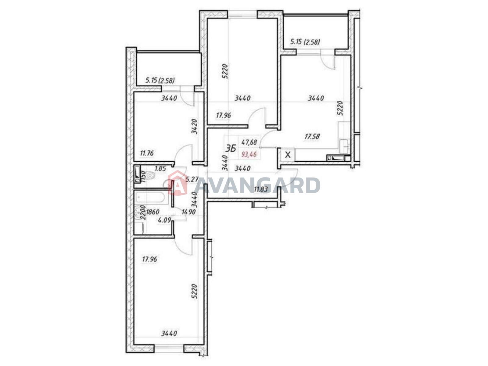 3 ��. ��������, 93/-/17 ��. �., 5/25 ������ ���� 1