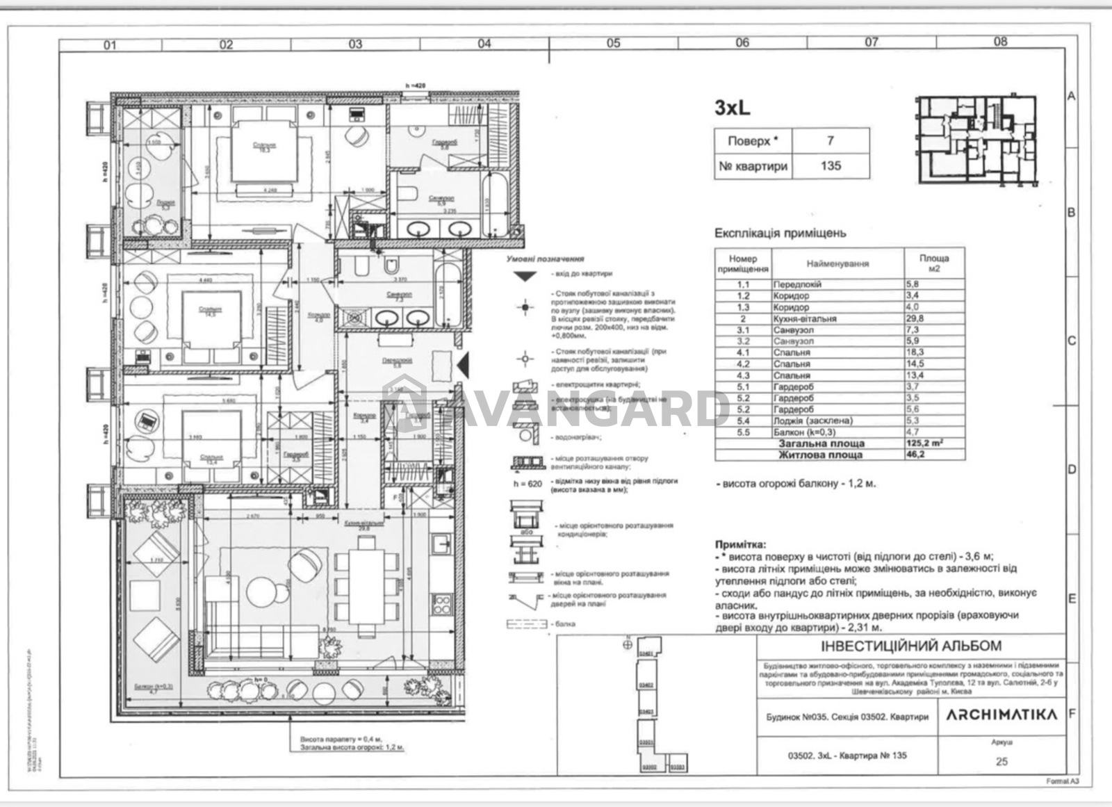 3 ��. ��������, 124/45/29 ��. �., 7/7 ������ ���� 8