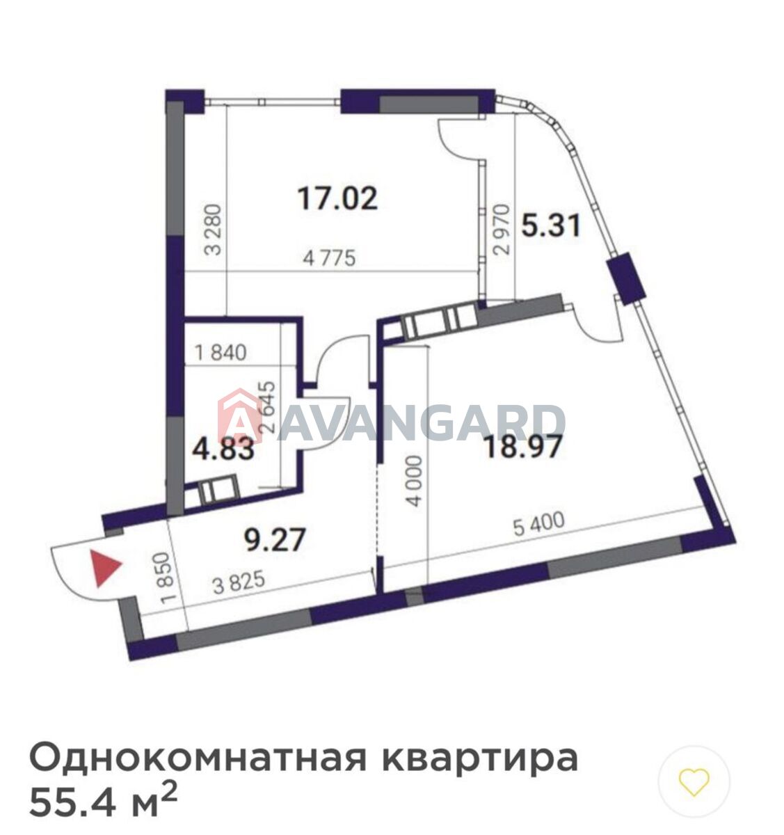 1 ��. ��������, 55/17/18 ��. �., 21/26 ������ ���� 2