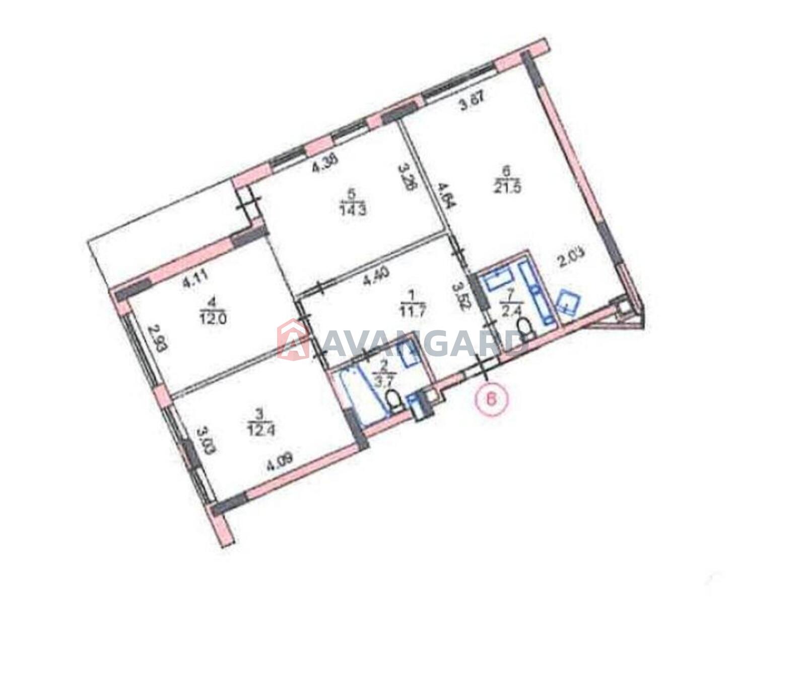 4 ��. ��������, 79/38/21 ��. �., 2/4 ������ ���� 19