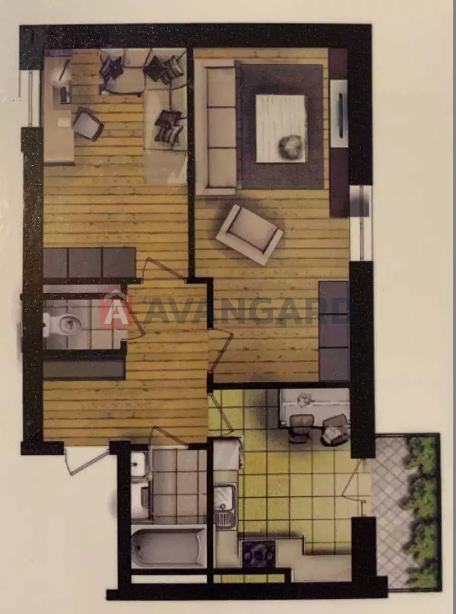 2 кім. квартира, 62/34/11 кв. м., 5/5 поверх фото 6 2 кім. квартира, 62/34/11 кв. м., 5/5 поверх фото 6