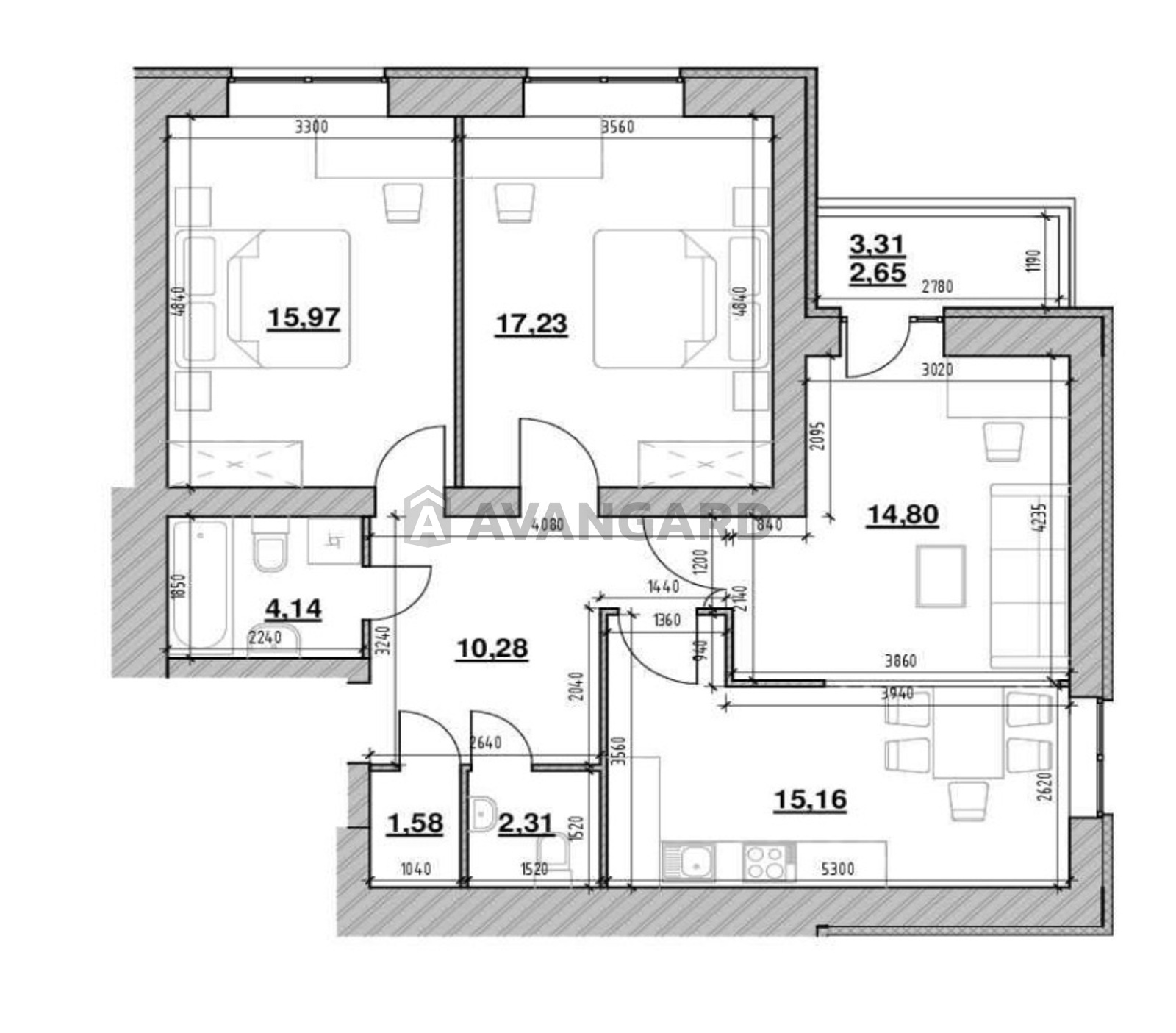 3 ��. ��������, 82,4/47/15 ��. �., 2/9 ������ ���� 5