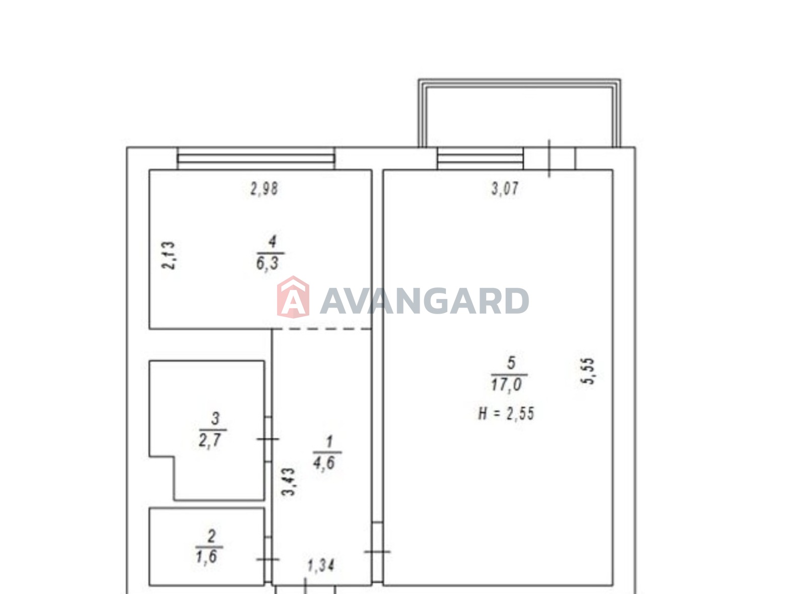 1 ��. ��������, 36/17/8 ��. �., 2/9 ������ ���� 17