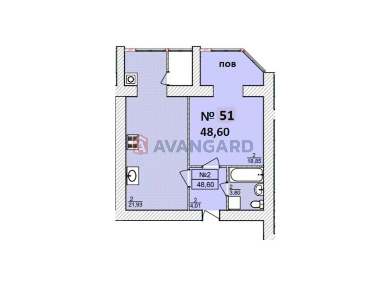 1 комн. квартира, 48/-/- кв. м., 10/10 этаж фото 17 1 комн. квартира, 48/-/- кв. м., 10/10 этаж фото 17