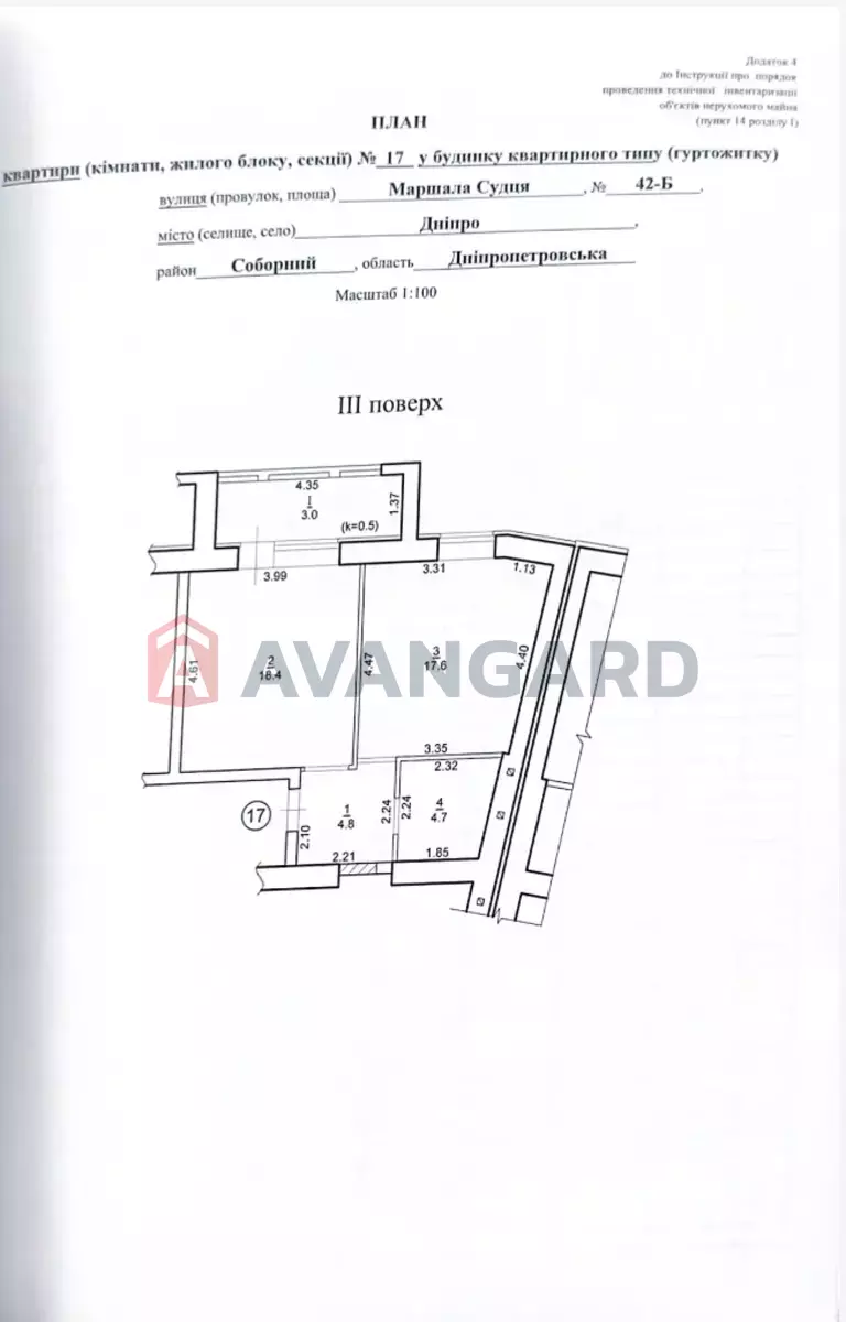 2 ����. ��������, 48/18/17 ��. �., 3/9 ���� ���� 20