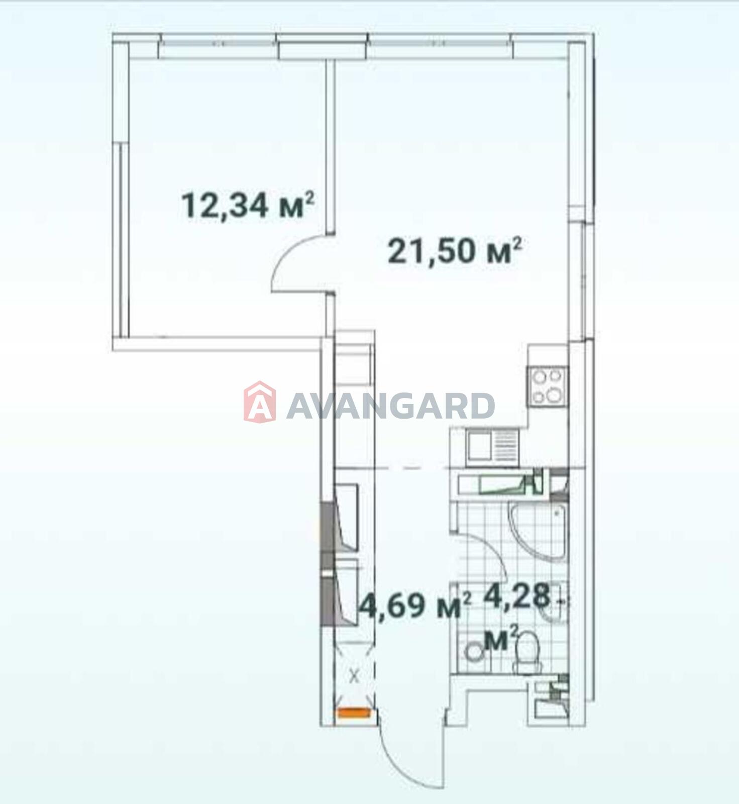 1 ��. ��������, 43/-/21 ��. �., 21/23 ������ ���� 2