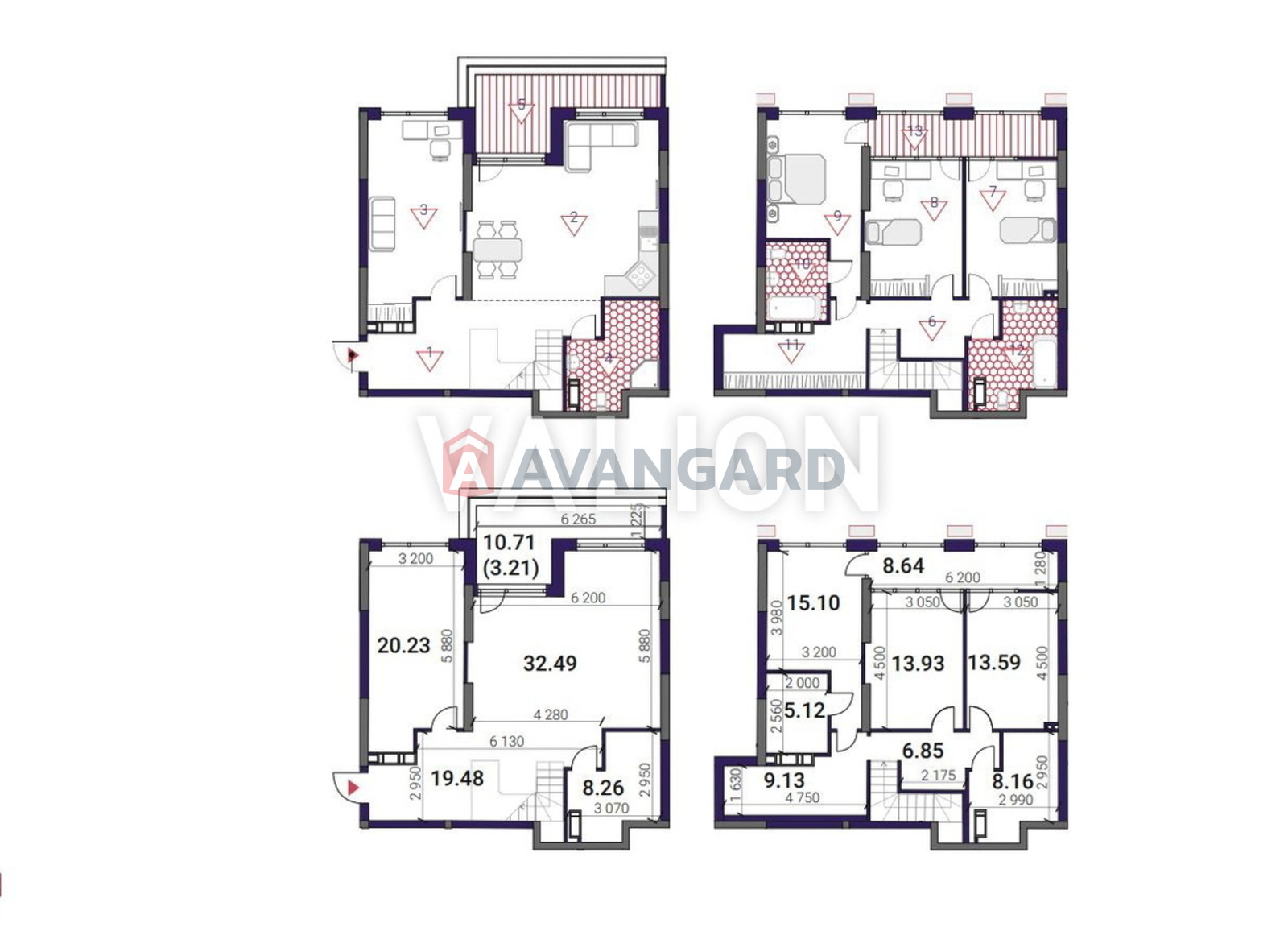 4 ��. ��������, 164/63/32 ��. �., 25/26 ������ ���� 9