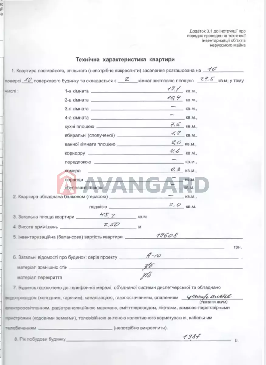 2 ��. ��������, 45/27/7 ��. �., 10/11 ������ ���� 25