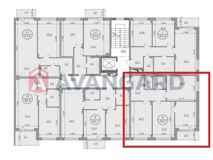 3 ��. ��������, 74,7/15/27 ��. �., 2/5 ������ ���� 3