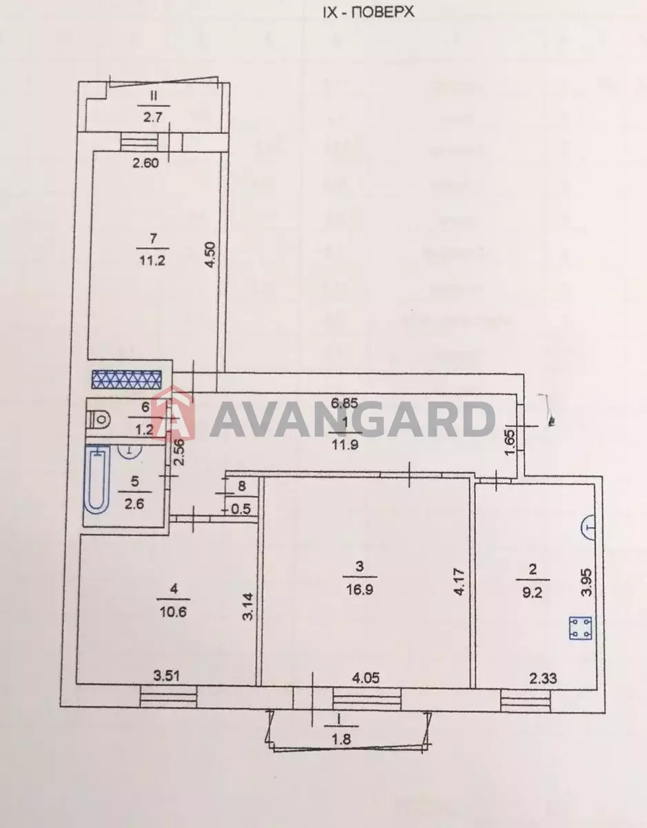 3 ��. ��������, 68/38/9 ��. �., 9/10 ������ ���� 2