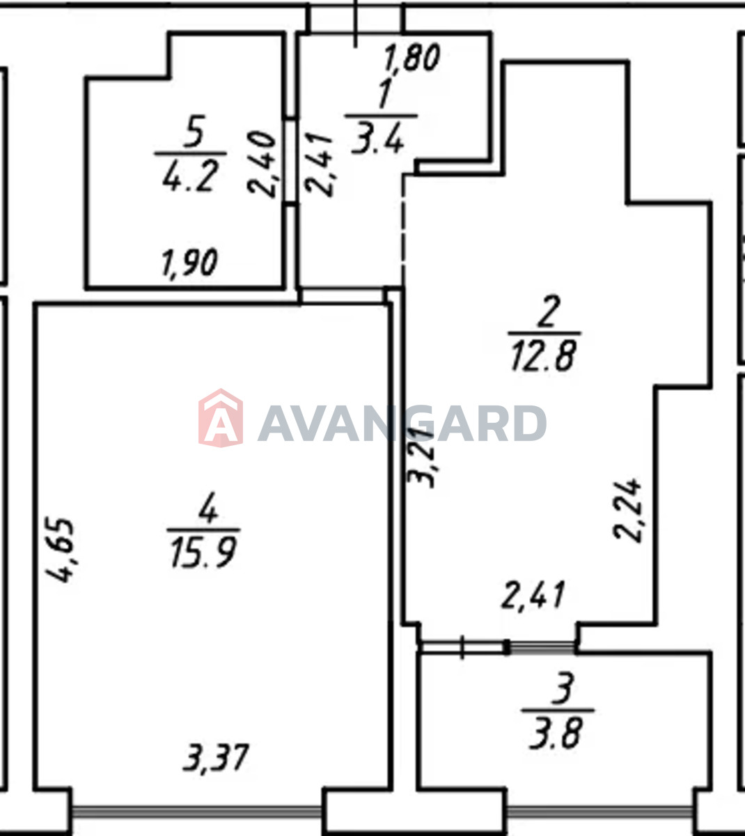 1 ��. ��������, 40/16/12 ��. �., 3/6 ������ ���� 8