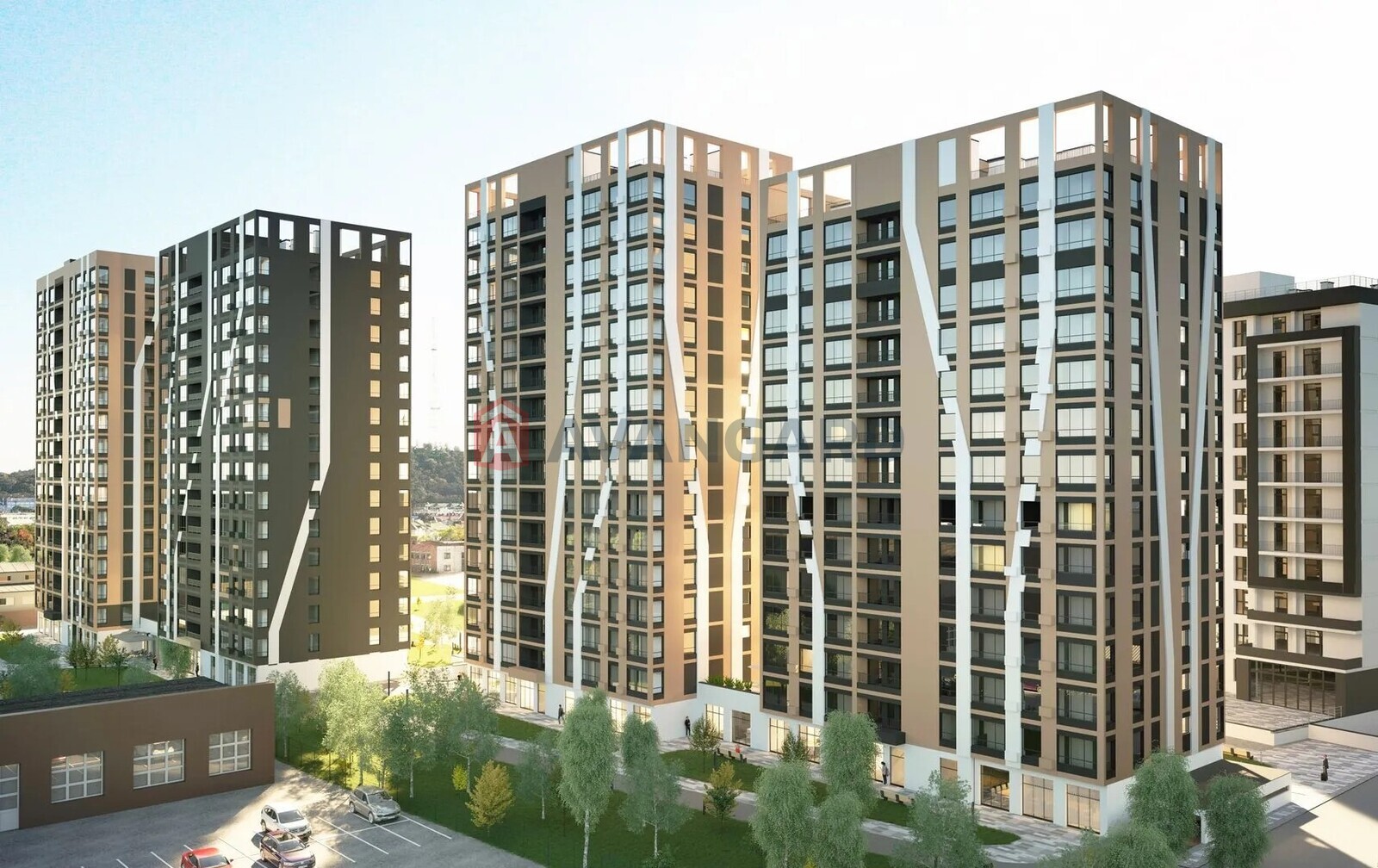 1 кім. квартира, 43.8/12.1/19.6 кв. м., 11/16 поверх фото 1 1 кім. квартира, 43.8/12.1/19.6 кв. м., 11/16 поверх фото 1