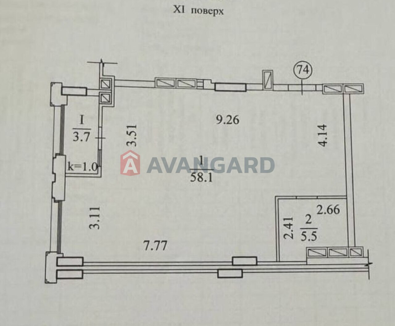 2 комн. квартира, 67,3/26/14 кв. м., 11/12 этаж фото 14 2 комн. квартира, 67,3/26/14 кв. м., 11/12 этаж фото 14