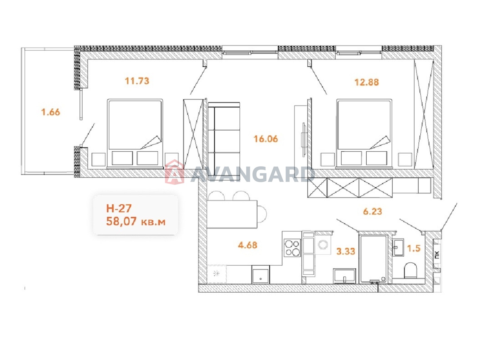 3 ��. ��������, 58/-/9 ��. �., 6/24 ������ ���� 16