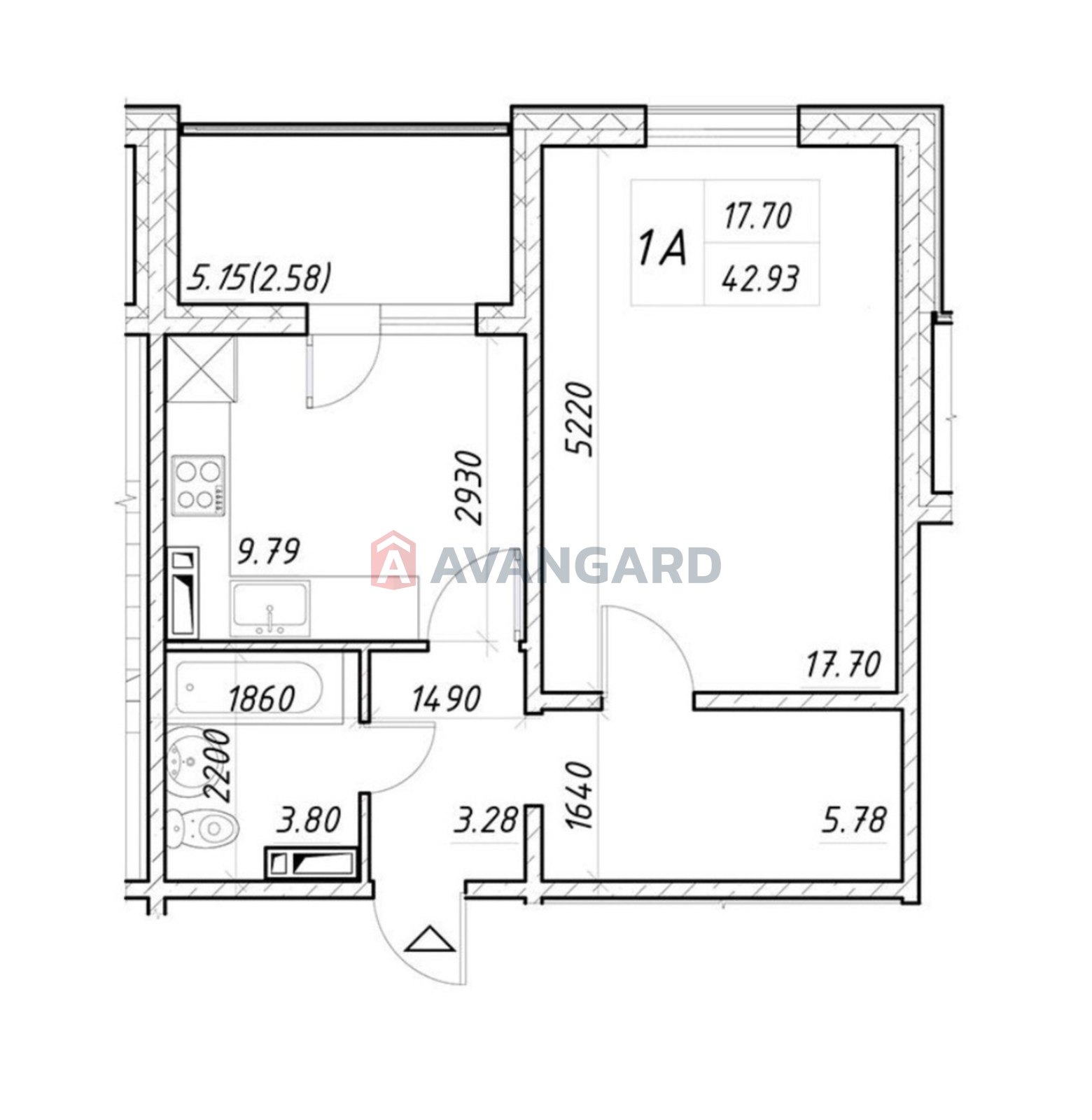 1 ��. ��������, 43/17/10 ��. �., 11/25 ������ ���� 2