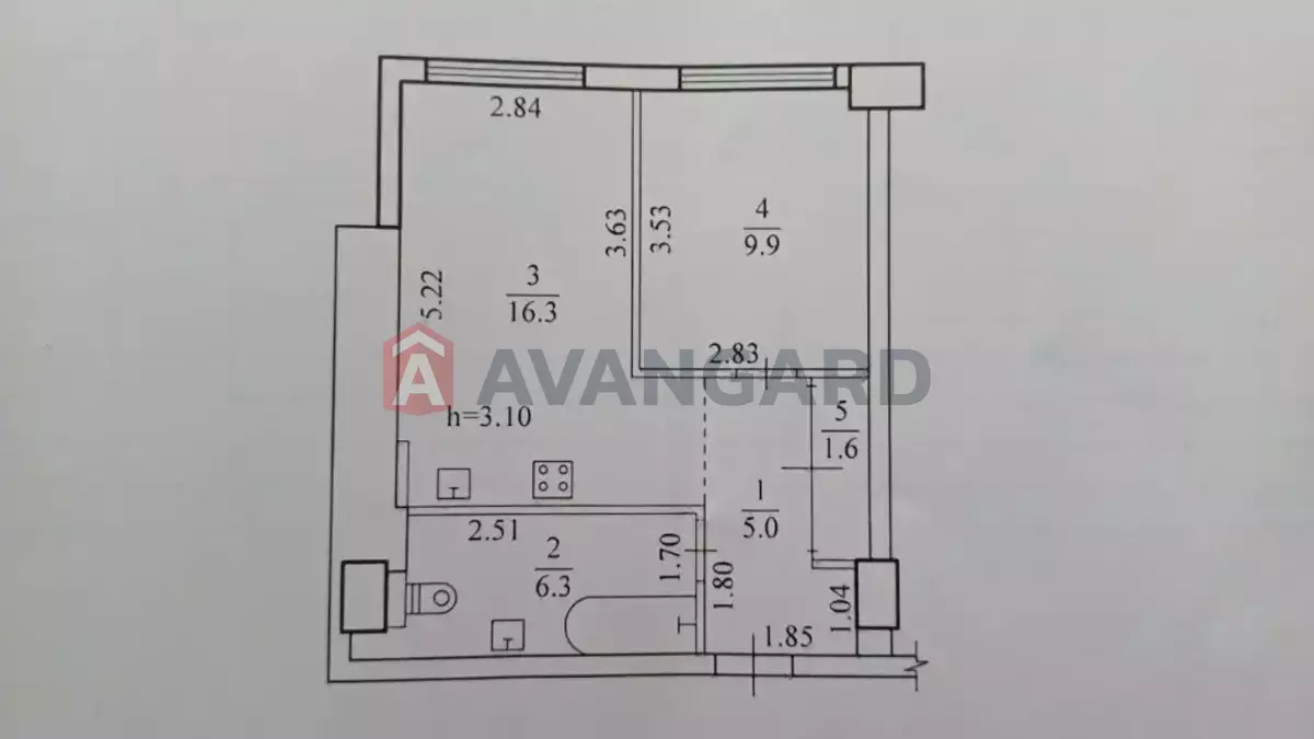 1 ��. ��������, 41/16/16 ��. �., 13/18 ������ ���� 26