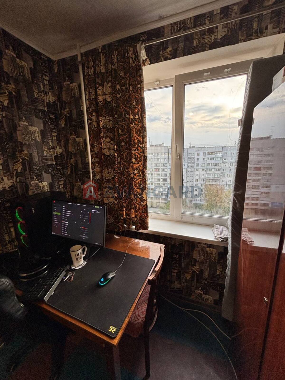 2 кім. квартира, 45.9/27.8/7.6 кв. м., 9/10 поверх фото 5 2 кім. квартира, 45.9/27.8/7.6 кв. м., 9/10 поверх фото 5