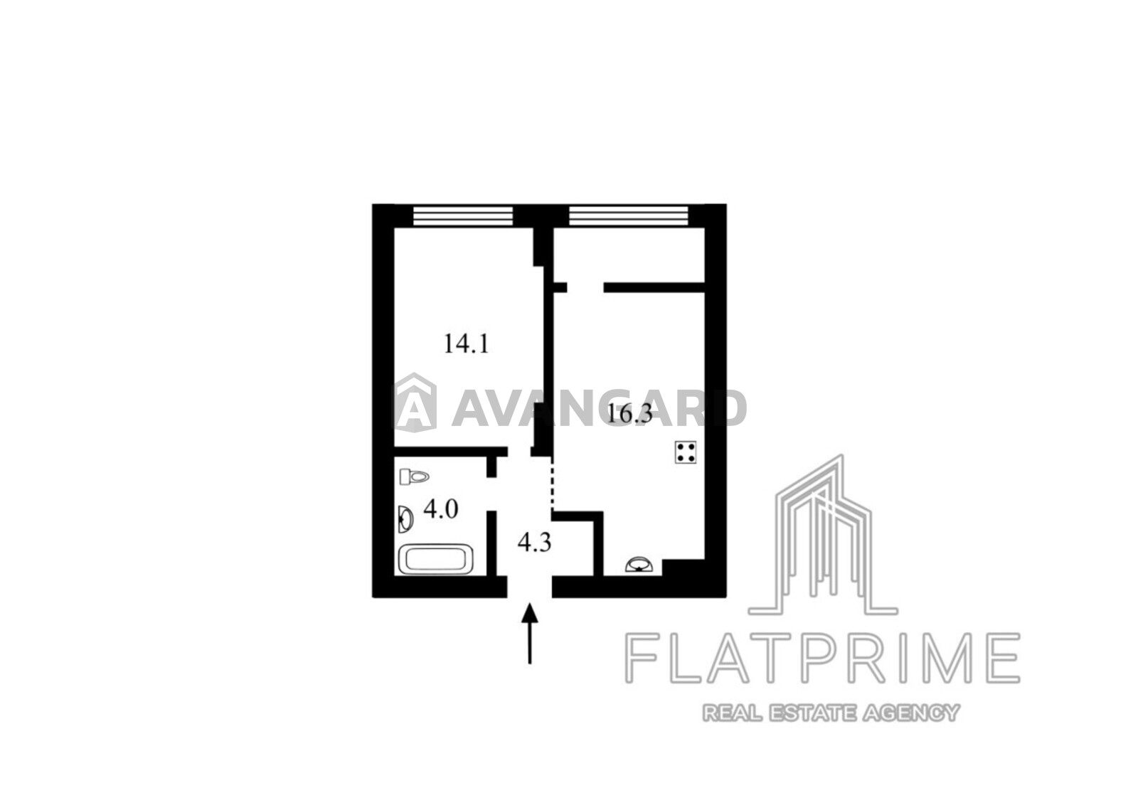 1 ��. ��������, 43/14/16 ��. �., 6/25 ������ ���� 6