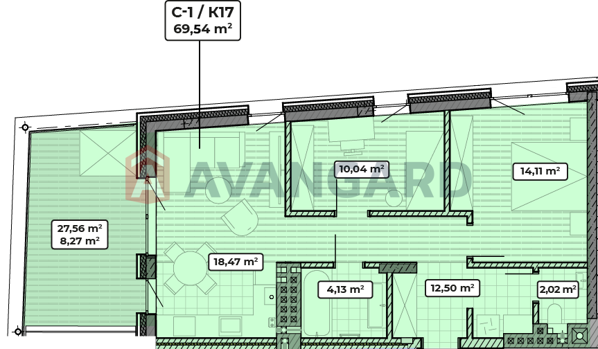 2 ��. ��������, 69.54/24/18.5 ��. �., 4/4 ������ ���� 10