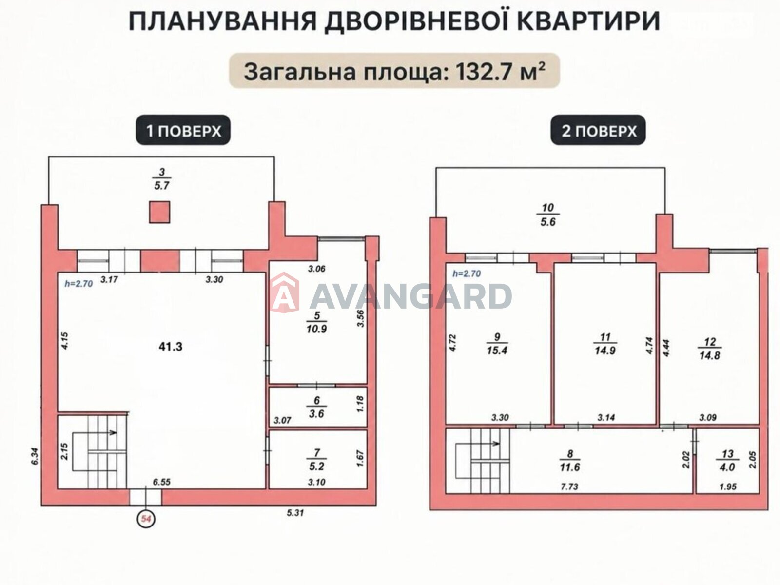 4 ��. ��������, 132/60/41 ��. �., 9/10 ������ ���� 21