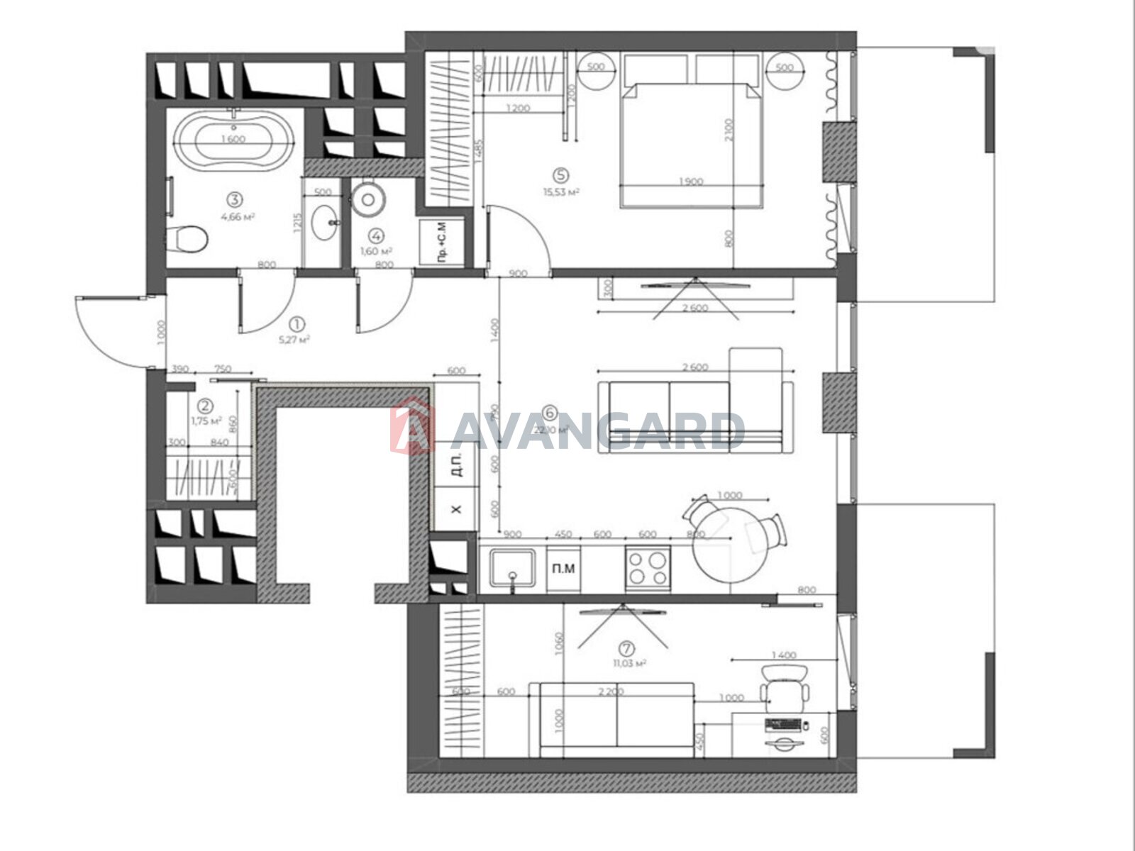 2 ��. ��������, 66/26/22 ��. �., 16/20 ������ ���� 12