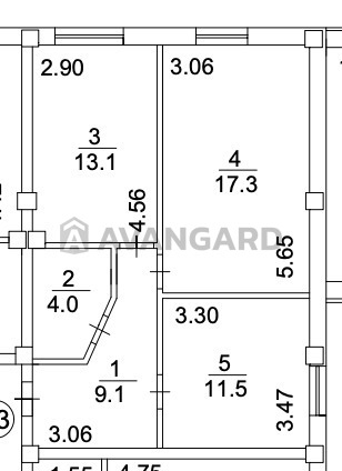 2 ��. ��������, 54/28.8/13 ��. �., 6/6 ������ ���� 12