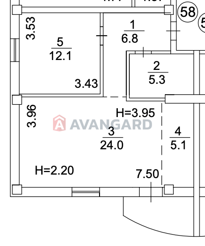 2 ��. ��������, 53.3/36/5.1 ��. �., 6/6 ������ ���� 25