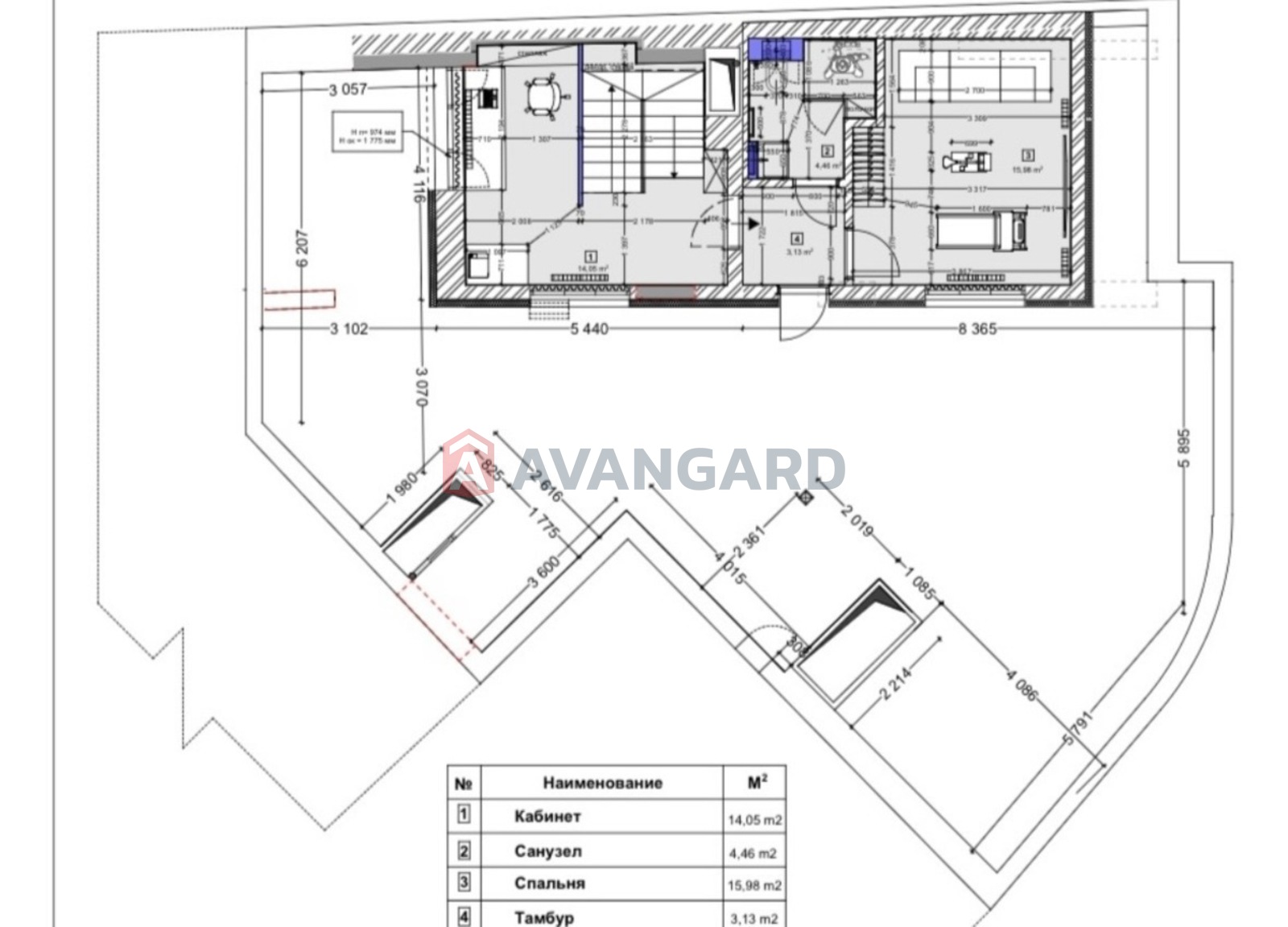 3 ��. ��������, 147/54/13 ��. �., 14/14 ������ ���� 25