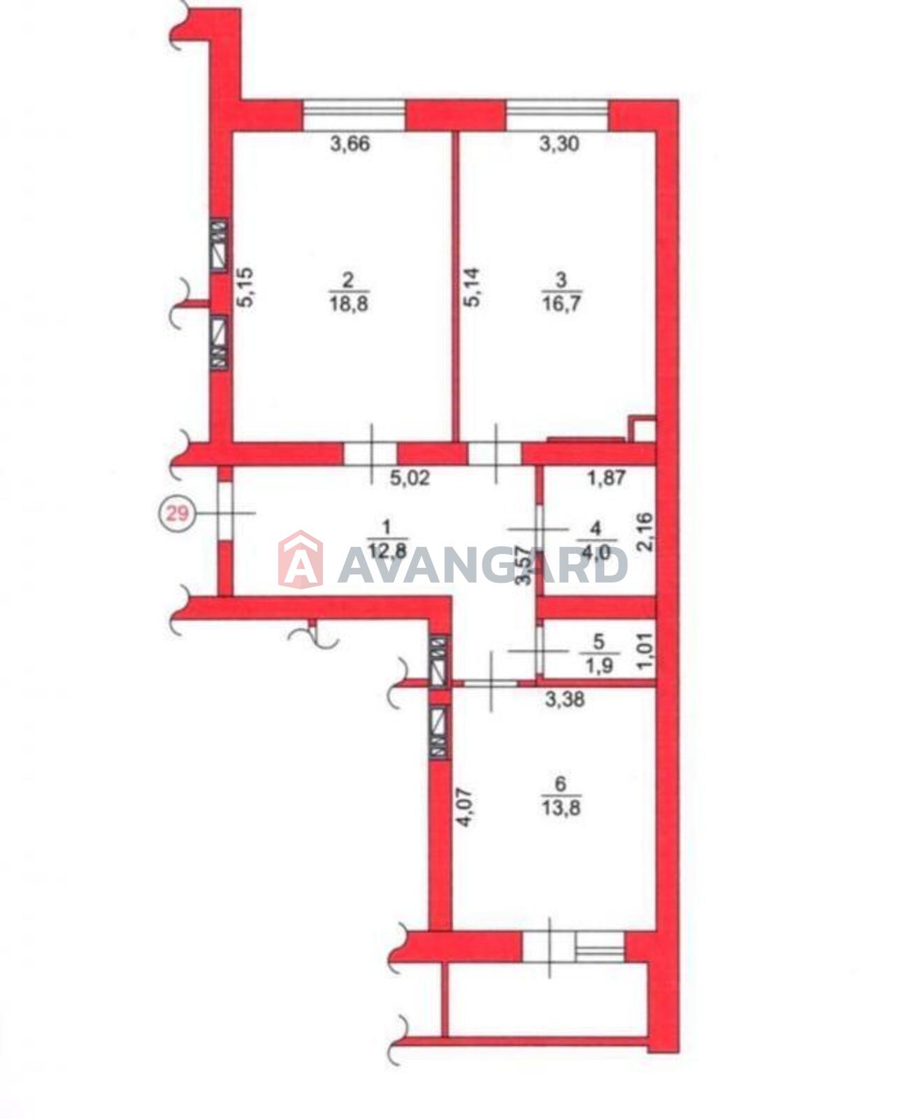 2 ����. ��������, 70/36/17 ��. �., 5/5 ���� ���� 3