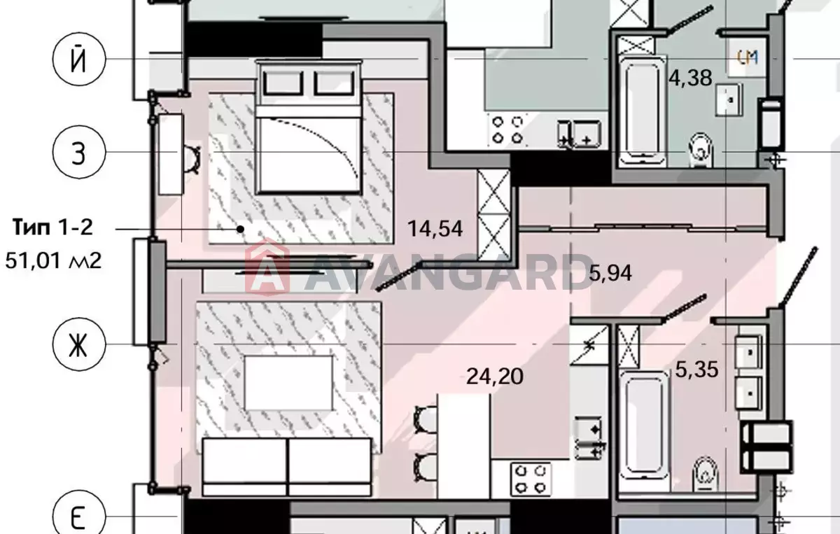 2 ��. ��������, 51/-/- ��. �., 12/36 ������ ���� 6