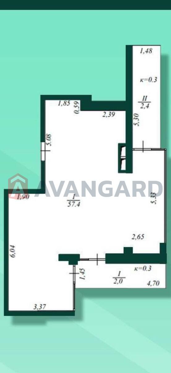 2 комн. квартира, 61/-/- кв. м., 13/13 этаж фото 4 2 комн. квартира, 61/-/- кв. м., 13/13 этаж фото 4