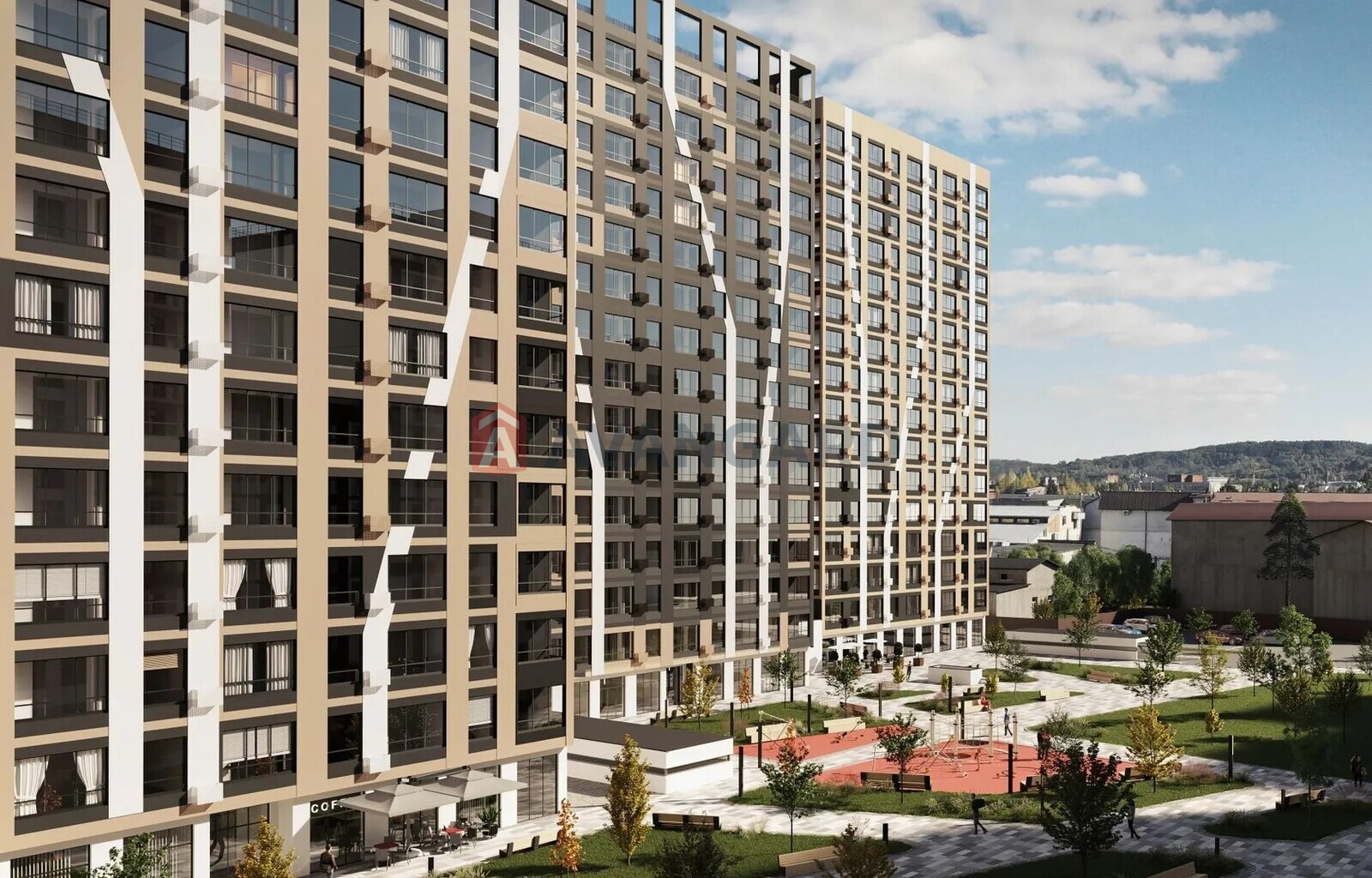 1 кім. квартира, 43.8/12.1/19.6 кв. м., 11/16 поверх фото 2 1 кім. квартира, 43.8/12.1/19.6 кв. м., 11/16 поверх фото 2