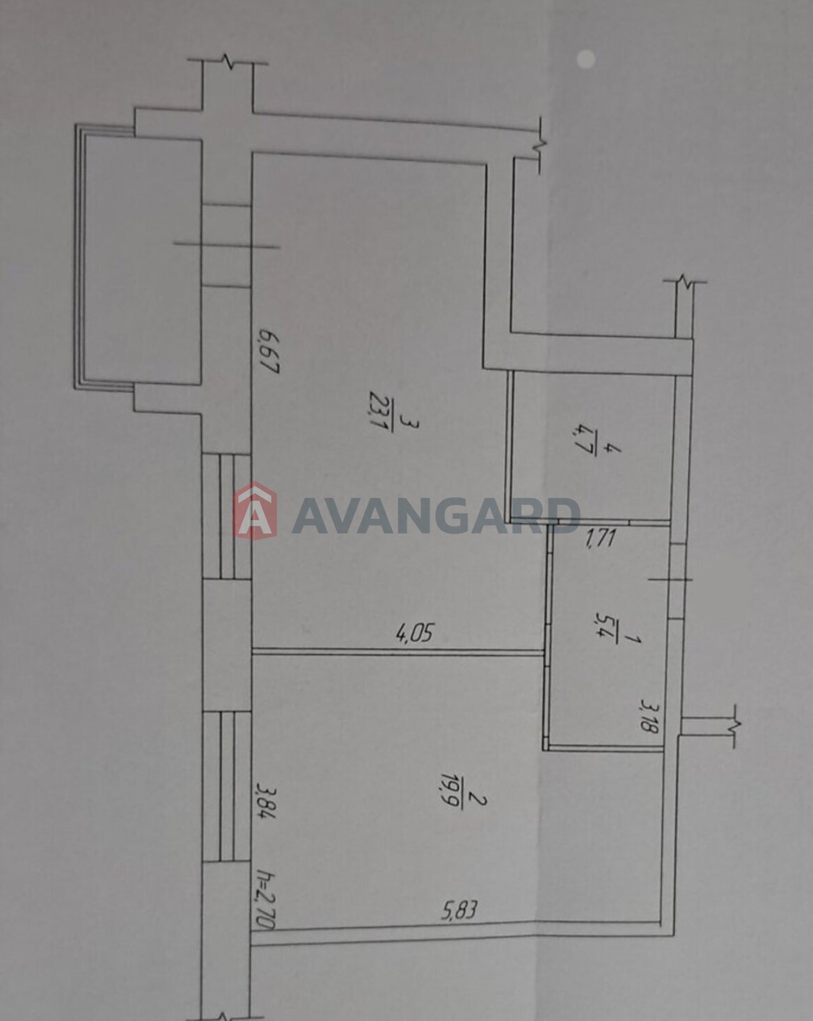 1 ����. ��������, 57/20/23 ��. �., 6/8 ���� ���� 2