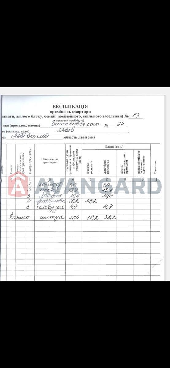 1 ��. ��������, 50/18/13 ��. �., 8/11 ������ ���� 9