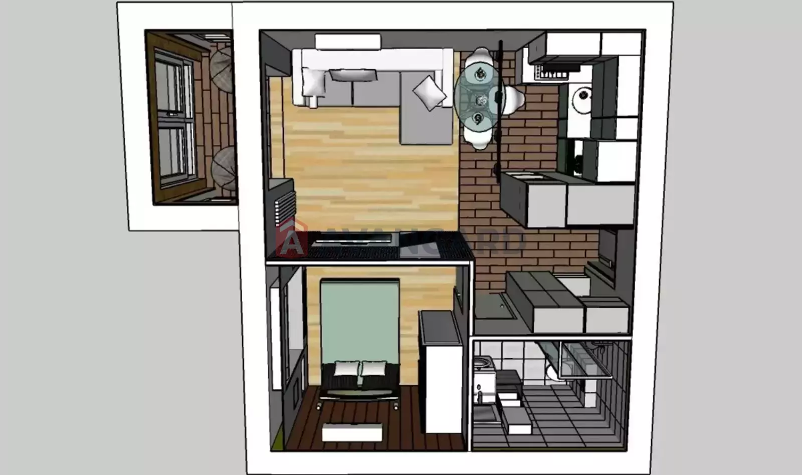 1 кім. квартира, 71,3/-/31 кв. м., 9/10 поверх фото 7 1 кім. квартира, 71,3/-/31 кв. м., 9/10 поверх фото 7