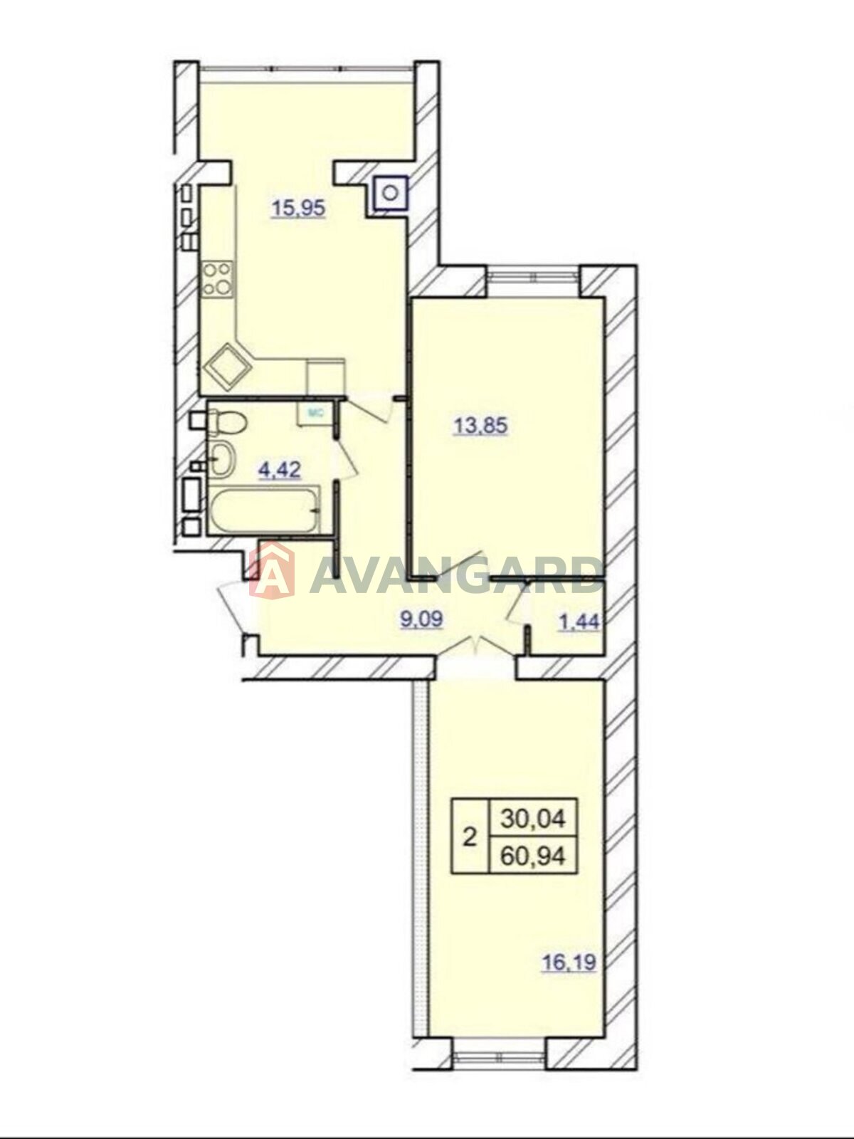 2 ��. ��������, 61/-/15 ��. �., 9/10 ������ ���� 3