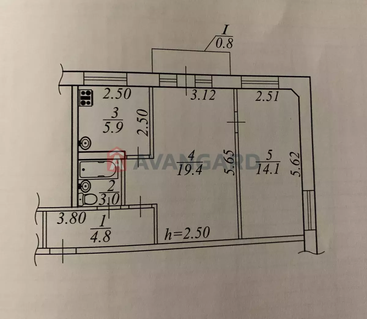 2 ��. ��������, 48/-/5 ��. �., 5/5 ������ ���� 1