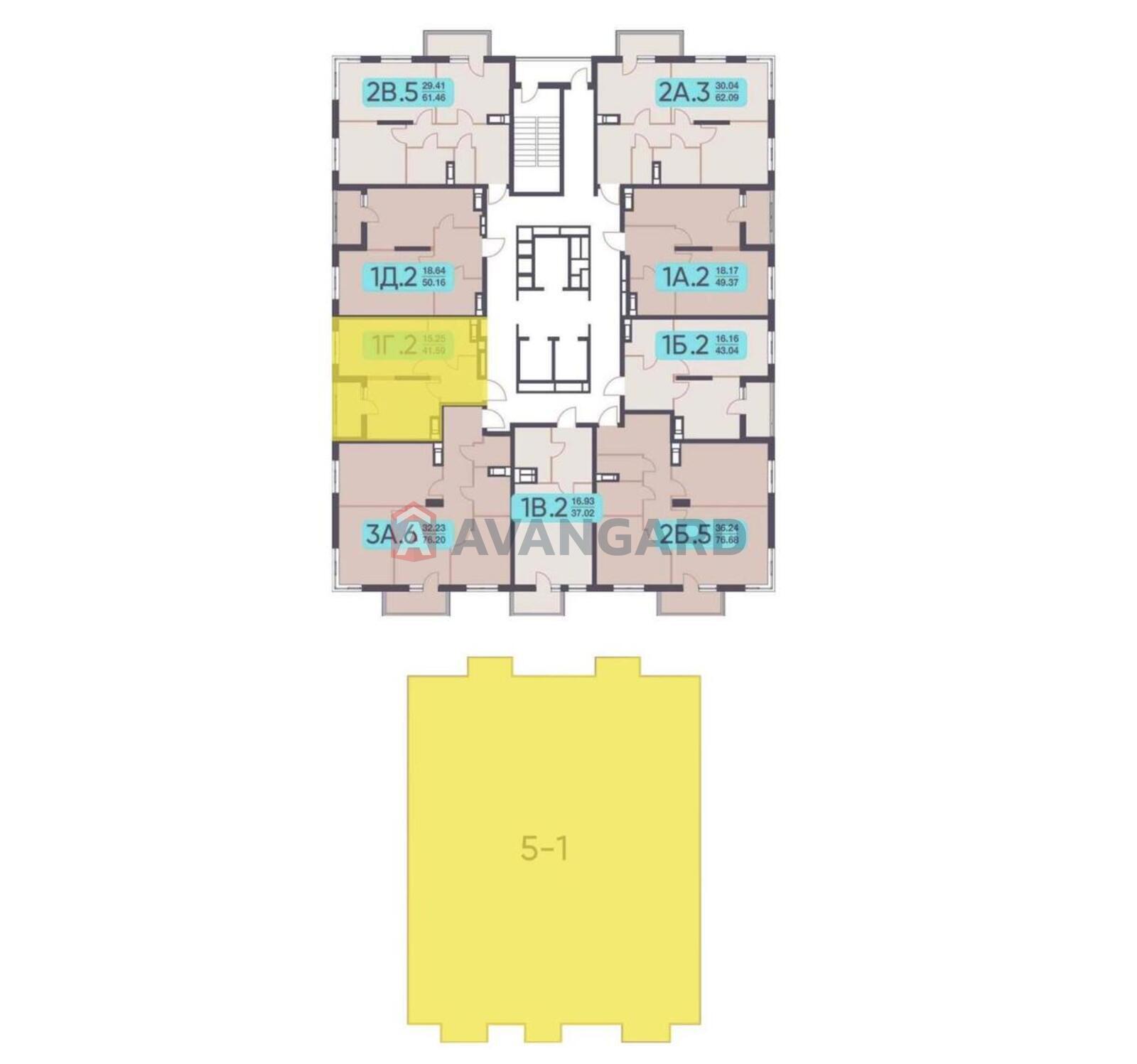 1 ��. ��������, 41/15/12 ��. �., 24/25 ������ ���� 5